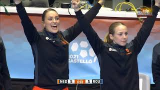 Mundial Femenino de España 2021 - 2º Fase 1º Partido Grupo II. Países Bajos vs. Rumanía